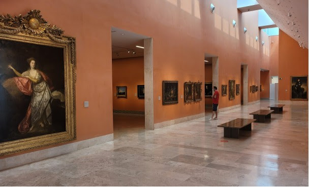 Una de las salas del interior del Museo Thyssen