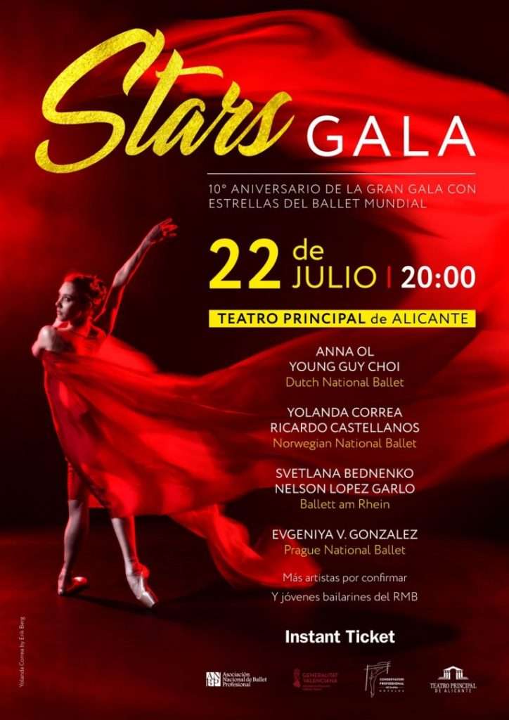 Cartel oficial Stars Gala 2023. Fuente: Russian Masters Ballet.
Actividades culturales julio.