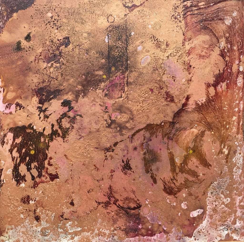 María Alonso Páez "Vestgium IV", incluida en la exposición "Luz del Norte"